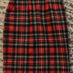 Saint Laurent Tartan-Check Pencil Skirt Size FR 34 US2 Photo 3