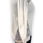 Rebecca Taylor Wool Blend Lace Panel Sheer Knit Sweater Photo 7