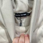 Pretty Little Thing Pretty Little Things Women’s Cream Tan Manchester Crop Hoodie Sweater Sz Small Photo 4