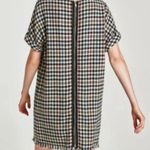 ZARA  Plaid Knit Business Fringe Mini Dress Photo 5