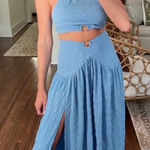 Vestique  Blue Beach Maxi Skirt  Photo 0