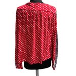 Lucky Brand Red Bandana Women’s Long Sleeve Top Photo 2