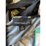 Fortune + Ivy  Stitch Fix Navy Blue Candis Back Detail Floral Knit Dress 3X NEW Photo 4