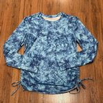 Silver Bait Shirt Women's Small Performance Fishing Blue Floral Long Sleeve Photo 0