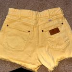 Billabong Wrangler Yellow Jean Shorts Photo 4