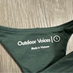 Outdoor Voices  Techsweat Sleeveless Crop Top‎ in Evergreen Photo 2