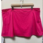 NWT Lands’ End Pink Tummy Control Swim Bikini‎ Skort Wider Cut Plus Size 26W Photo 1