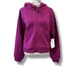 Athleta NWT  Size XL Terry Full Zip Cropped Hoodie Sweatshirt 577970 Photo 1