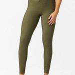 Hylete  Terras Fitflex Fleece Lined Legging in Olive - Size S Photo 0