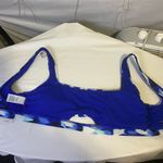 Blue Patterned Women's Sports Bra Size XL Photo 3