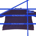 Grace PURPLE CASHMERE KNIT MOCK NECK SHORT SLEEVE PULL OVER SWEATER (XL) Photo 8