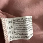 NWT ACEVOG Dusty Rose Pink Long Sleeve Bow Blouse Feminine Cottagecore Medium Photo 6