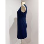 Calvin Klein Navy Blue Sleeveless Career Casual Workwear Shift Sheath Dress 6 Photo 2