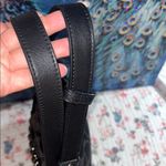 Coach Vintage Sateen Monogram and Leather/Silver Chain Shoulder/Crossbody Bag Photo 4