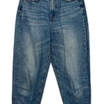 American Eagle Jeans Womens 2 Short Relaxed Mom High Rise Tapered Denim Boho 90s Photo 0