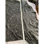 Chico's 3 Tunic Knit Womens XL Shirt Gray 3/4 Sleeves Asymmetric Marble Space Dye Photo 5