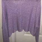 Windsor Purple Cropped Sweater  Photo 0