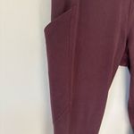 Abercrombie & Fitch Maroon Leggings Athletic Active Wear Gym Athleisure Workout Photo 3