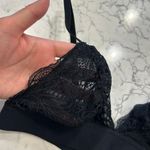 Lively Black Sheer Lace Bralette Size Large Photo 2