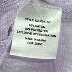 Como vintage  3x Lavender Embroidered Gauze Blouse Photo 8