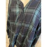 CAbi Plaid Long Sleeve Button Up Big Sur Flannel Shirt Size S Photo 1