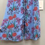 ASTR The Label Blended Blue Floral Print Button-Up Midi Dress S Photo 7
