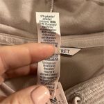 Victoria's Secret Women's Pink/Beige Ribbed Velour Hoodie Jacket Size M Photo 3