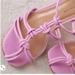 Anthropologie  pink strappy sandal heels Photo 6