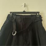 Abercrombie & Fitch NWT  Linen Paper Bag Belt Pants Size S Photo 1