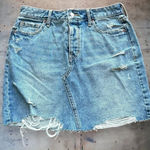 Old Navy  size 6‎ denim skirt high rise Photo 5