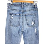 Revice Denim Revice Dream Fit Button Fly Straight Crop Distressed Raw Hem Jeans 27 Photo 9