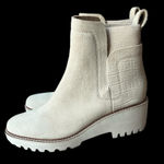 DV by Dolce Vit Dolce Vita Huey H2O Waterproof Suede‎ Chelsea Boots 8.5 Beige Photo 0