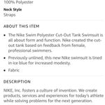 Nike One Piece Swimsuit Royal Purple Size 12 Photo 1