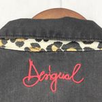 Desigual  Denim Jacket Women L Trucker Dragon Patchwork Asian Street Eclectic Photo 8