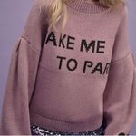 Maeve Anthropologie  take me to Paris sweater Photo 1