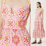 NWOT Borgo de Nor Clio Sweetheart Midi Dress in Palermo Pink Size 10 US (14 UK) Photo 11
