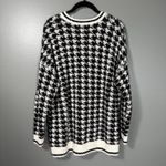 Torrid Black & White Houndstooth Heavy Glam Sweater - 1 (1X) - Women's Plus Size Photo 5