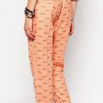 Free People Easy Pleat Linen Blend Cropped Pant Peach Size XS Photo 1