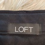 Loft  Hight Waist Trousers size 8 inseam 30” brand new color black Photo 6