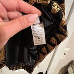 Pookie & Sebastian #121 BLACK & GOLD SEQUIN DRESS LARGE Photo 5