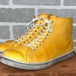Andrea Conti women's sneakers/ankle boots/shoes for own insoles Da. lace ups Yellow Size 7.5 Photo 0