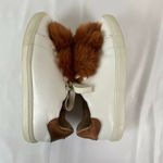 Topshop Womens Classic‎ Low Top White Pom Pom Sneakers Size 9.5 Brown Photo 6