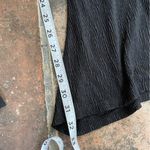 Pixie Market Textured Crepe Flared High Rise Pants Black Size Small Pull On Photo 6