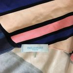 Emilio Pucci  Silk Striped Pink and Navy Wrap Dress Photo 6