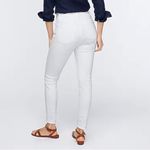 J.Crew Curvy Toothpick White Jeans Skinny High Rise 36 (Size 22) Photo 1