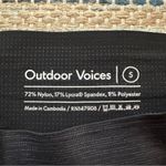 Outdoor Voices TechSweat 7/8 Two-Tone Legging Baltic Blue Night Black Size Small Photo 8