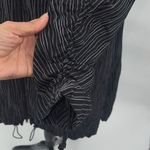 Snider Womens Striped Cardiff Full Zip Stretch Coat Dress Black White Small NWOT Photo 6