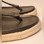 Joie  Women's Nacho Espadrille Women’s Black Sandals Slides Size 9 Photo 6