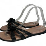 American Vintage vintage Y2K 2000s retro Black and pink Seaside sandals 7.5 Photo 0