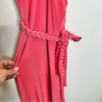 MISA Los Angeles NWT  Carolina Braided Wrap Maxi Dress in Coral Photo 4